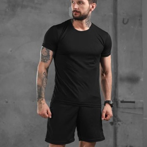 Костюм Madoka (M-3XL) 898 black (лето) Madoka 898 black