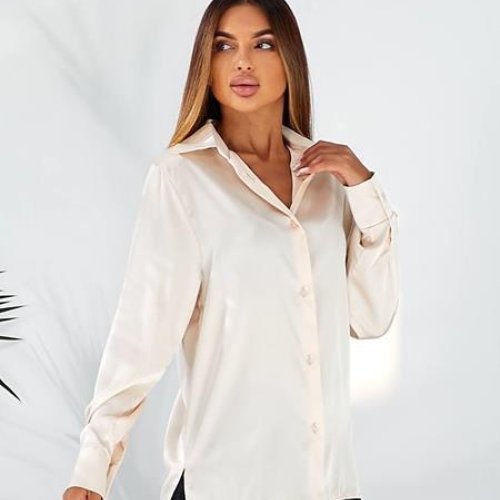 Блузка WideRange (42-56) 865-1 l.beige (деми) WideRange 865-1 l.beige