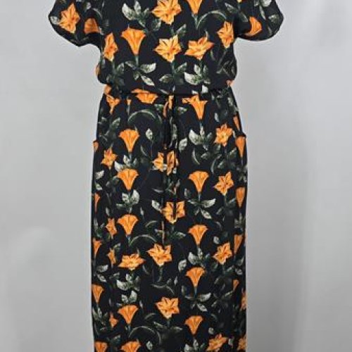 Платье Bugrova (50-60) B60 black (лето) Bugrova B60 black