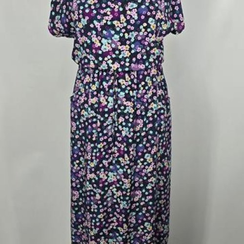 Платье Bugrova (50-60) B63 blue (лето) Bugrova B63 blue