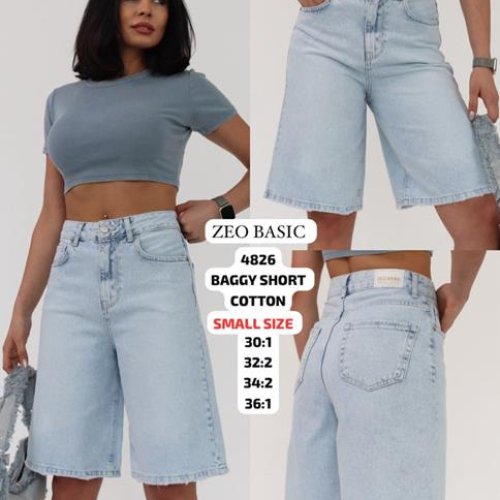 Шорты Jeans Style (30-36) 4826 l.blue (лето) Jeans Style 4826 l.blue
