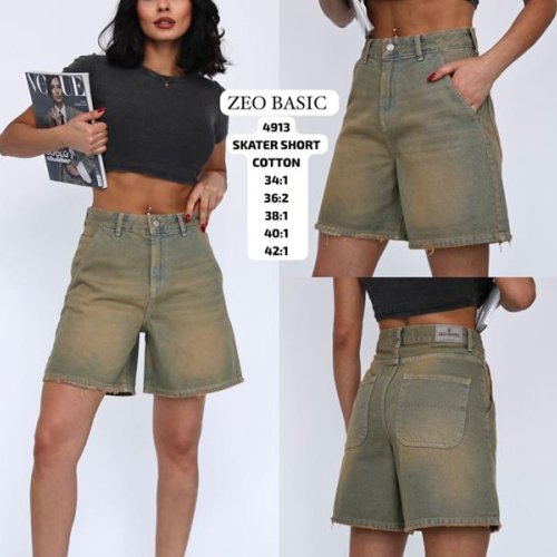 Шорты Jeans Style (34-42) 4913 khaki (лето) Jeans Style 4913 khaki
