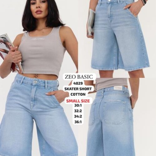 Шорты Jeans Style (30-36) 4829 l.blue (лето) Jeans Style 4829 l.blue