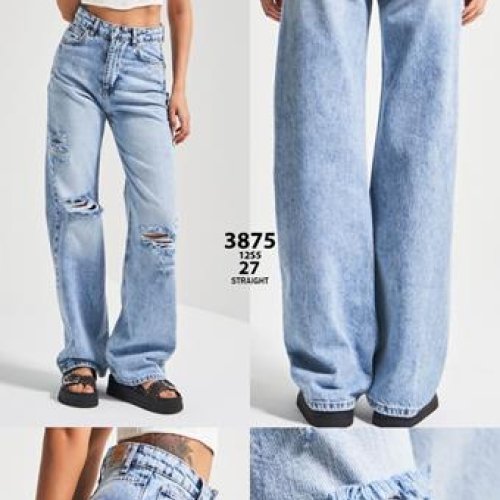 Джинсы Jeans Style (34-42) 3875-12 l.blue (деми) Jeans Style 3875-12 l.blue