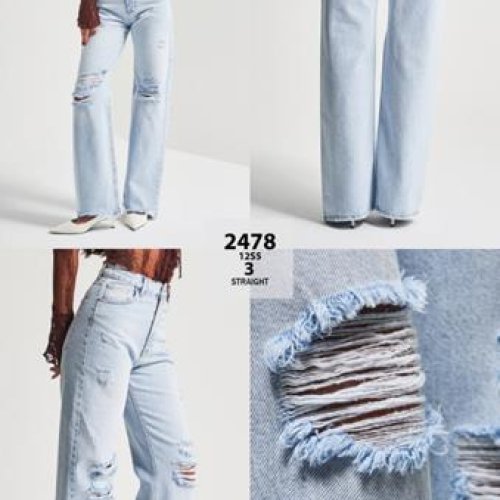 Джинсы Jeans Style (34-42) 2478-12 l.blue (деми) Jeans Style 2478-12 l.blue