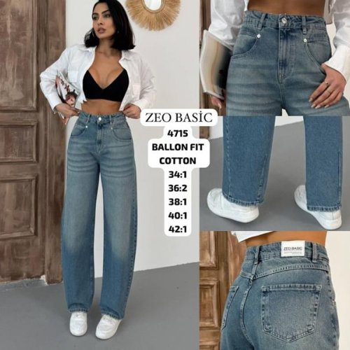 Джинсы Jeans Style (34-42) 4715 blue (деми) Jeans Style 4715 blue