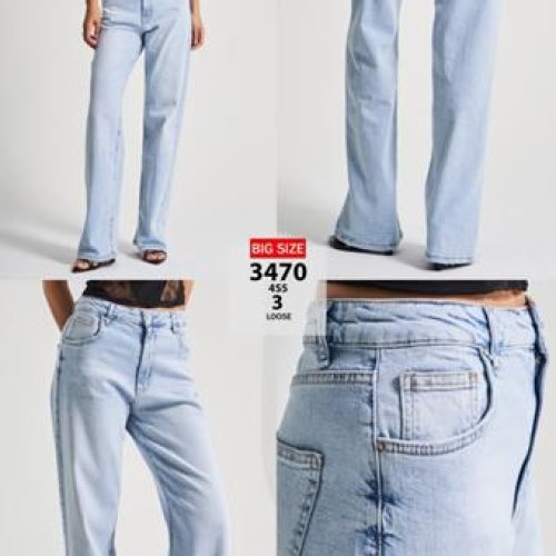 Джинсы Jeans Style (34-40) 3470-3 l.blue (деми) Jeans Style 3470-3 l.blue