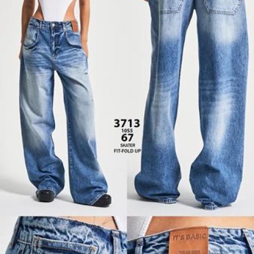 Джинсы Jeans Style (34-42) 3713-4 blue (деми) Jeans Style 3713-4 blue