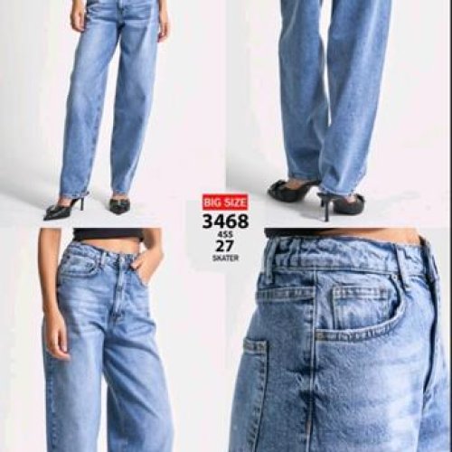 Джинсы Jeans Style (38-48) 3468-27 blue (деми) Jeans Style 3468-27 blue