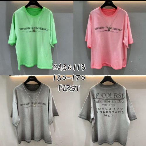 Футболка Major (130-170) FT2A30113 pink (лето) Major FT2A30113 pink