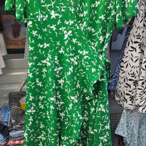 Платье Subdive (L-2XL) 0607 green (лето) Subdive 0607 green