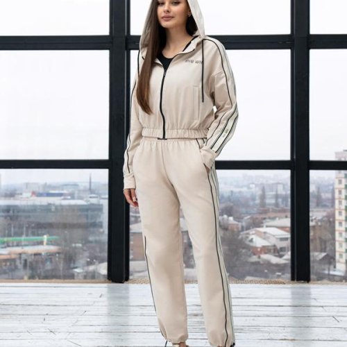 Костюм спорт AZNA (XS-L) Д124 beige (деми) AZNA Д124 beige