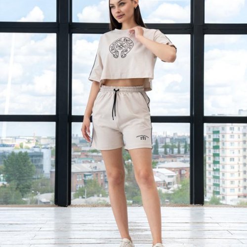 Костюм AZNA (XS-L) ЛД10 beige (лето) AZNA ЛД10 beige