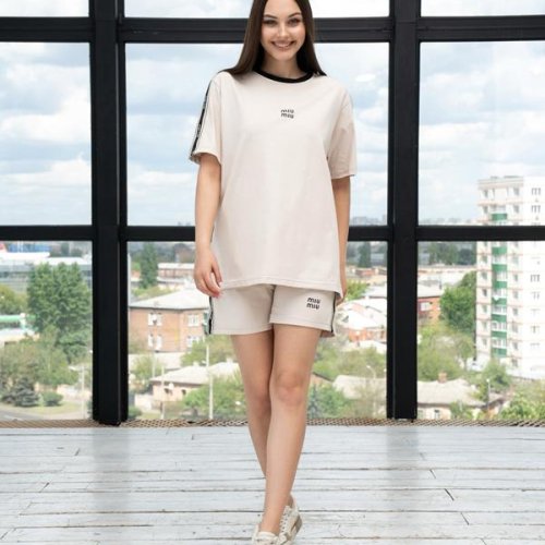 Костюм AZNA (S-XL) ЛД16 beige (лето) AZNA ЛД16 beige