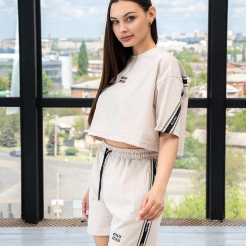 Костюм AZNA (XS-L) ЛД17 beige (лето) AZNA ЛД17 beige