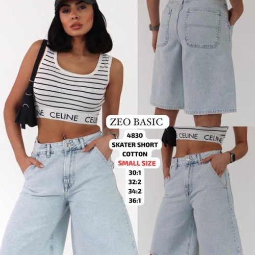 Шорты Jeans Style (30-36) 4830 l.blue (лето) Jeans Style 4830 l.blue