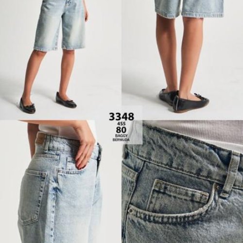 Шорты Jeans Style (34-42) 3348-80 l.blue (лето) Jeans Style 3348-80 l.blue