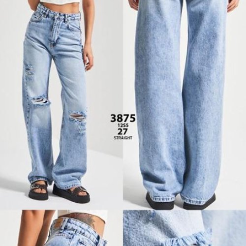 Джинсы Jeans Style (34-42) 3875-27 l.blue (деми) Jeans Style 3875-27 l.blue