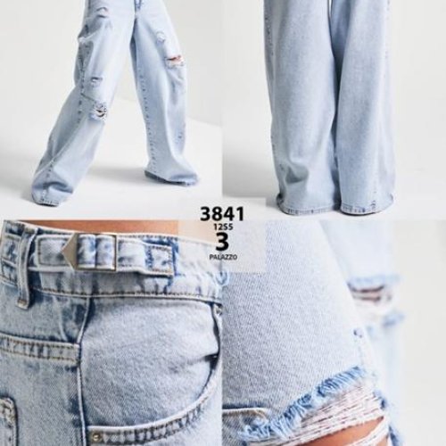 Джинсы Jeans Style (34-42) 3841-3 l.blue (деми) Jeans Style 3841-3 l.blue