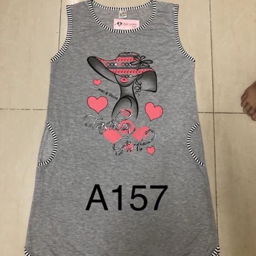Ночнушка Xyen (3XL-7XL) A157 grey (лето) Xyen A157 grey