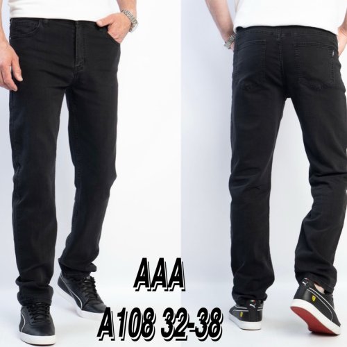 Джинсы God Baron (32-38) A108 black (деми) God Baron A108 black