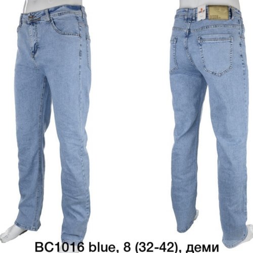 Джинсы God Baron (32-42) BC1016 blue (деми) God Baron BC1016 blue
