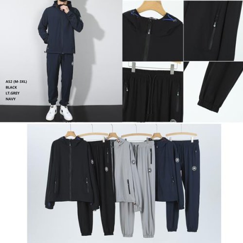 Костюм спорт Ale-Ate (M-3XL) A52 black (деми) Ale-Ate A52 black