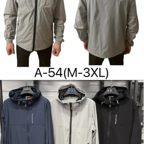 Ветровка Ale-Ate (M-3XL) A54 black (деми) Ale-Ate A54 black