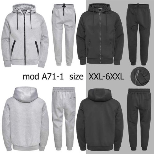 Костюм спорт Ale-Ate (2XL-6XL) A71-1 grey (деми) Ale-Ate A71-1 grey