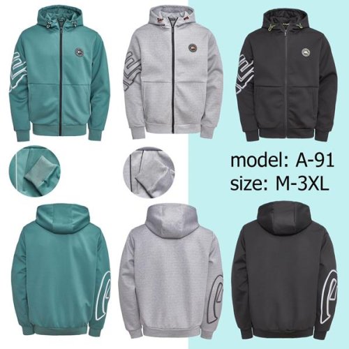 Кофта спорт Ale-Ate (M-3XL) A91 green (деми) Ale-Ate A91 green