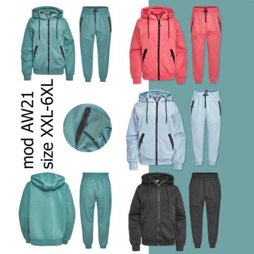 Костюм спорт Ale-Ate (2XL-6XL) AW21 l.blue (деми) Ale-Ate AW21 l.blue