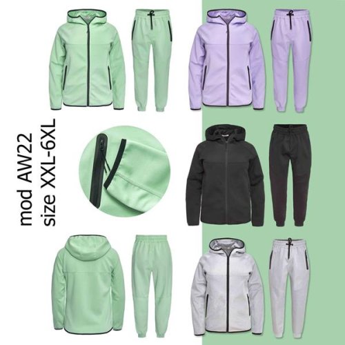 Костюм спорт Ale-Ate (2XL-6XL) AW22 grey (деми) Ale-Ate AW22 grey
