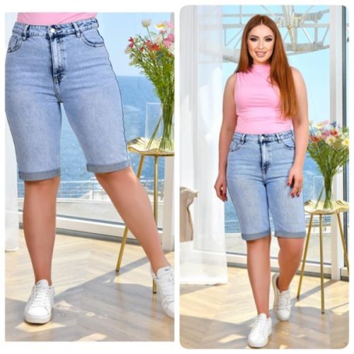 Бриджи Lady N (28-33) 085-1 l.blue (лето) Lady N 085-1 l.blue