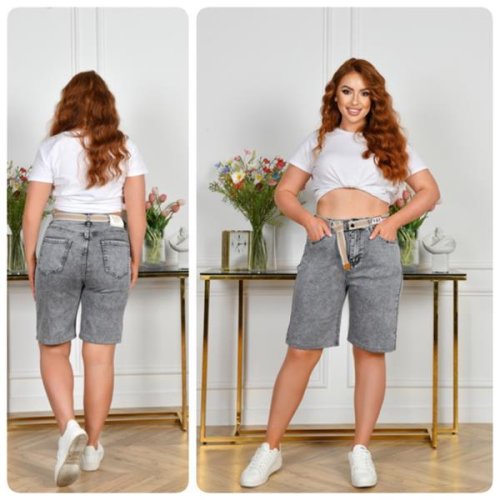 Бриджи Lady N (28-33) 157 grey (лето) Lady N 157 grey