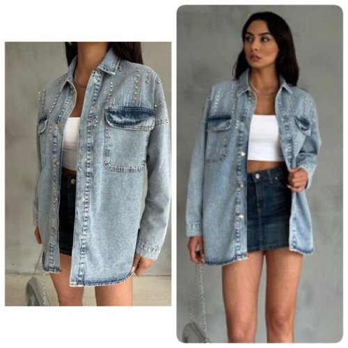 Рубашка Lady N (S-L) 184 l.blue (лето) Lady N 184 l.blue