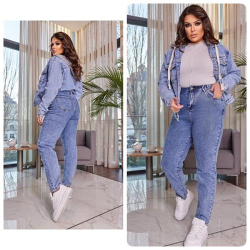 Джинсы Lady N (28-33) 708 blue (деми) Lady N 708 blue
