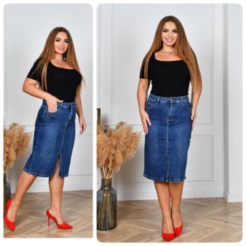 Юбка Lady N (32-42) 761 l.blue (лето) Lady N 761 l.blue