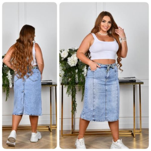 Юбка Lady N (31-38) 826 l.blue (лето) Lady N 826 l.blue