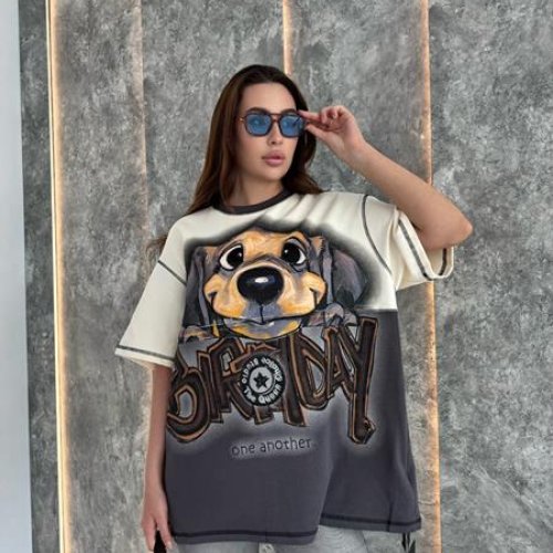 Футболка Trend (one size) 7295 grey (лето) Trend 7295 grey