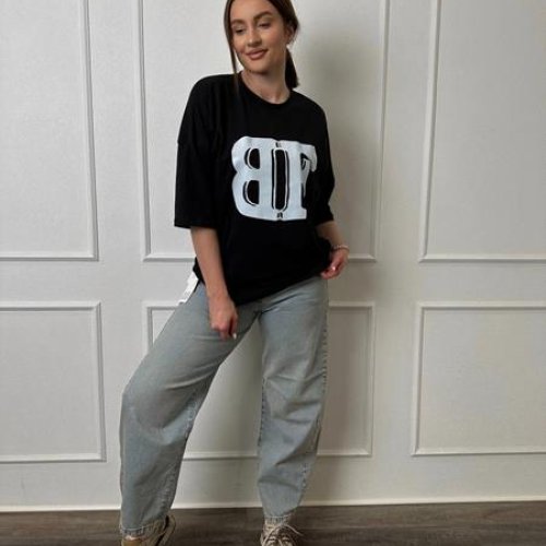 Футболка Trend (M-L) TR178 black (лето) Trend TR178 black