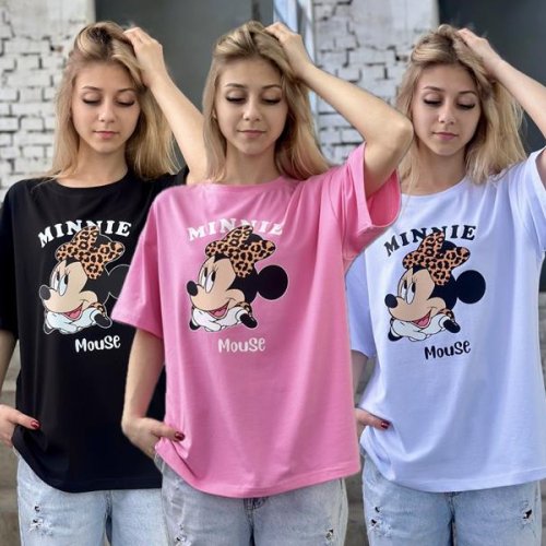 Футболка Karolina (34-42) KR144 black (лето) Karolina KR144 black