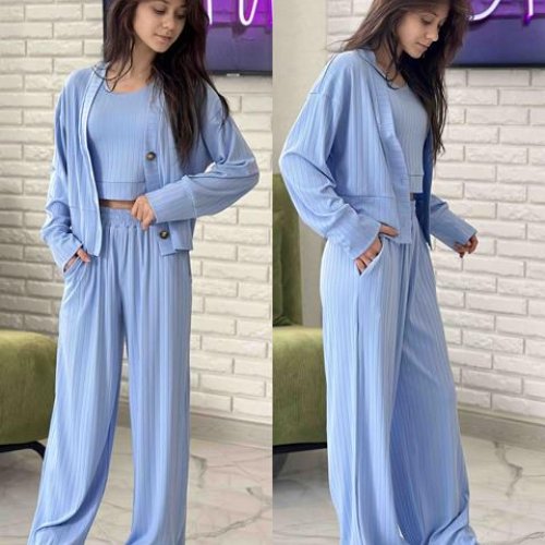Костюм Karolina (34-42) KR155 l.blue (лето) Karolina KR155 l.blue