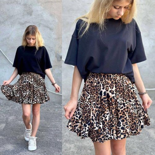Юбка Karolina (34-42) KR235 brown (лето) Karolina KR235 brown