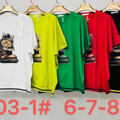 Футболка Immei (6XL-8XL) 9103-1 black (лето) Immei 9103-1 black