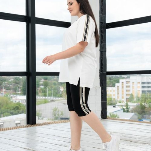 Костюм AZNA (XL-4XL) ЛД15 white (лето) AZNA ЛД15 white