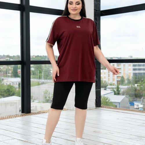 Костюм AZNA (XL-4XL) ЛД15 wine (лето) AZNA ЛД15 wine