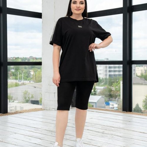 Костюм AZNA (XL-4XL) ЛД15 black (лето) AZNA ЛД15 black