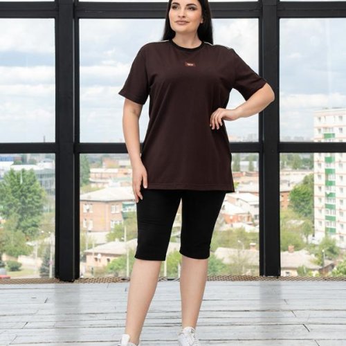 Костюм AZNA (XL-4XL) ЛД02 brown (лето) AZNA ЛД02 brown