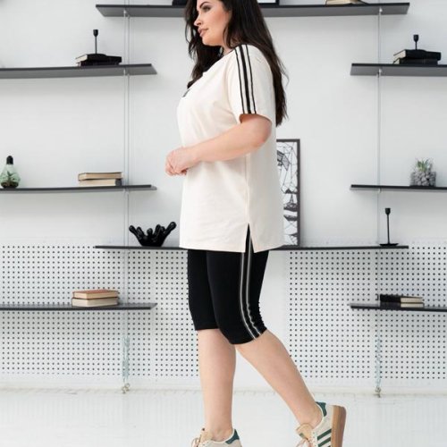 Костюм AZNA (XL-4XL) ЛД02 beige (лето) AZNA ЛД02 beige