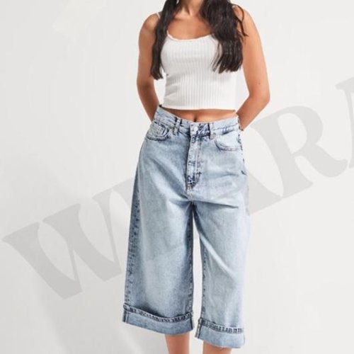 Бриджи Jeans Style (34-42) 3817-27 l.blue (лето) Jeans Style 3817-27 l.blue